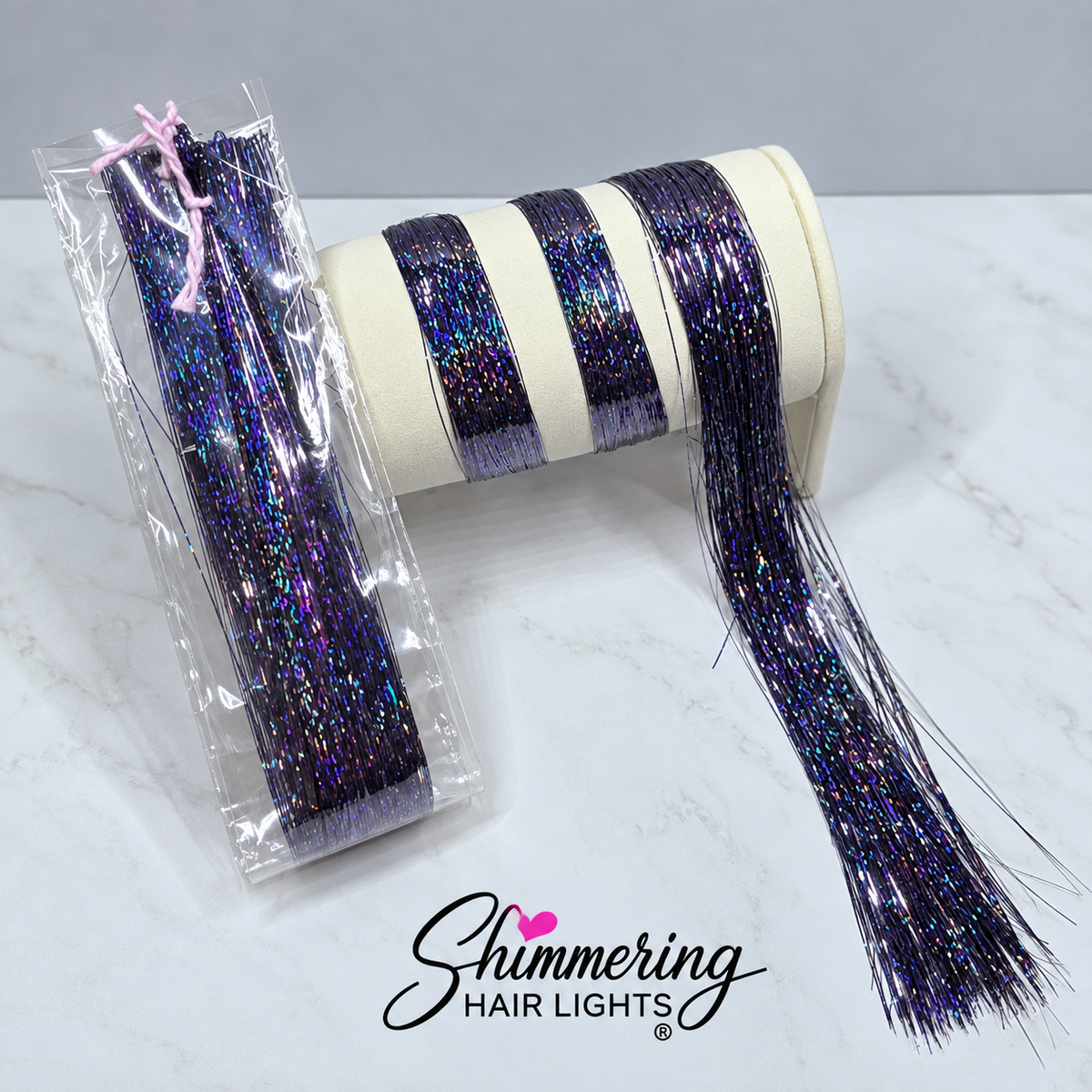 'Steel'-etto Hair Tinsel | Shimmer